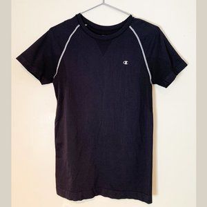 M/L Champion Black Fitted Tee